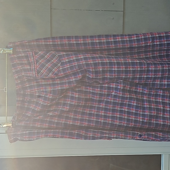 Ladies Victoria secret pajama set button down plaid Medium - Picture 5 of 12